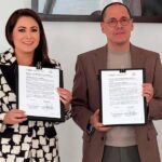 Jiménez firmó un acuerdo con José Antonio Peña Merino, titular de la Agencia de Transformación Digital y Telecomunicaciones