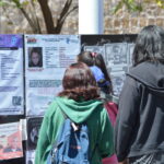 Los tendederos colgados por el 8M.