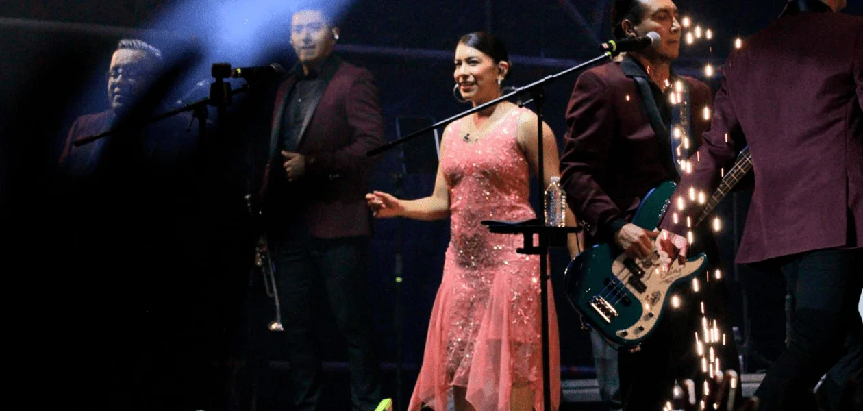 Los Ángeles Azules se presentaron en el Foro de las Estrellas