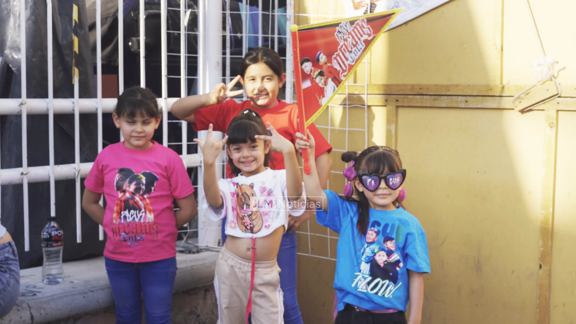 Los mas pequenos cumplieron su sueno de ver a la banda Picus