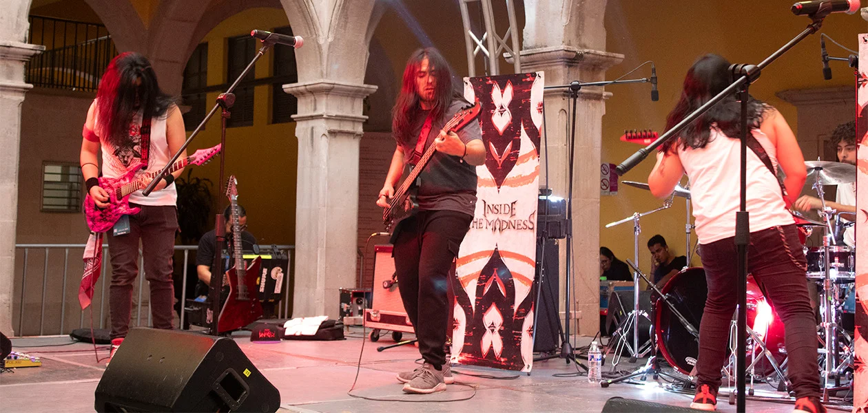 Una propuesta metalera fue lo que ofreció el Cuartel del Arte