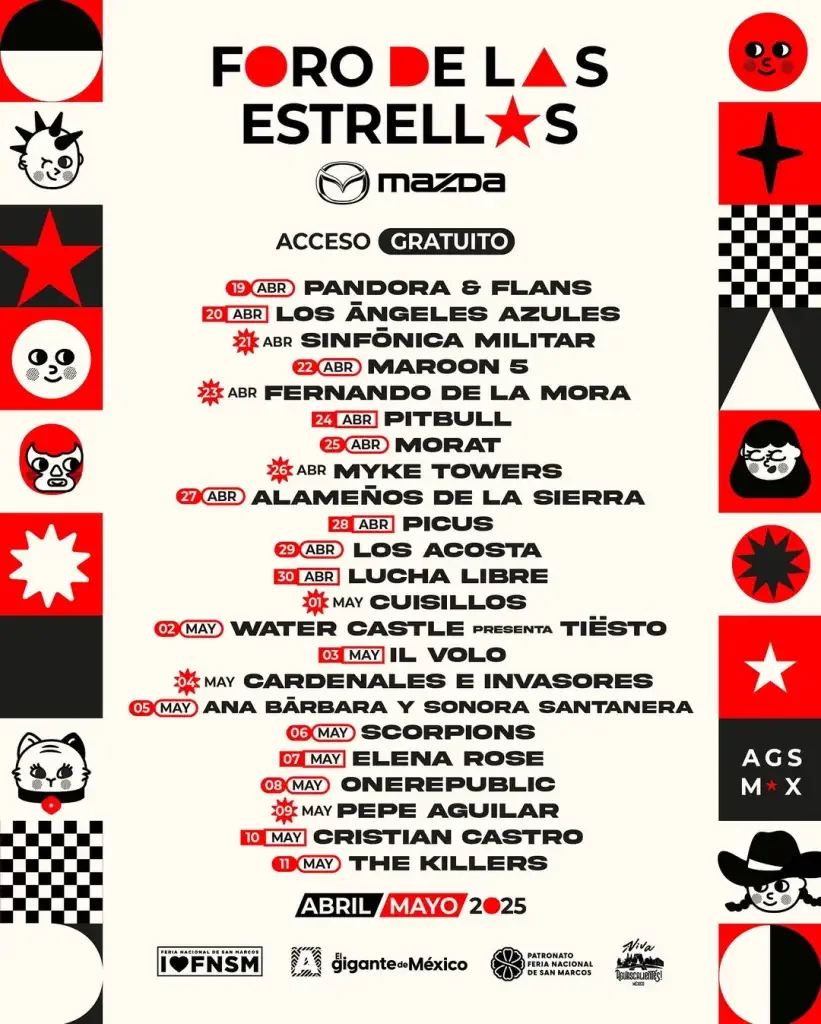 Cartelera oficial del Foro de las Estrellas