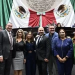 Ante el diputado Sergio Gutiérrez Luna, presidente de la Mesa Directiva, el legislador federal prometió guardar y hacer guardar la Constitución