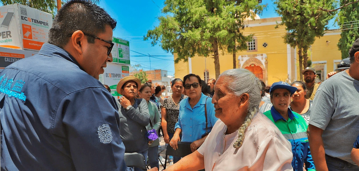 Alcalde de Jesús María César Medina, en gira por la comunidad de Venaderos