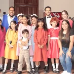 Elenco del musical Annie, la huerfanita que se presentó en Palacio Municipal