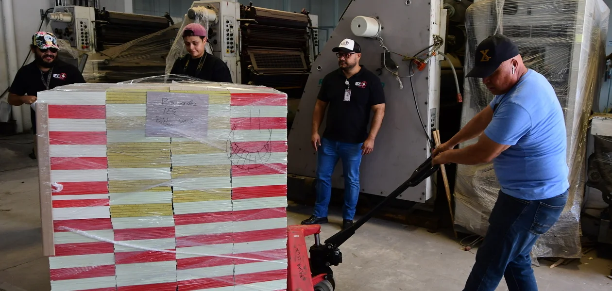 La producción de la documentación electoral se realizó en un lapso de 53 días, del 10 de marzo al 2 de mayo