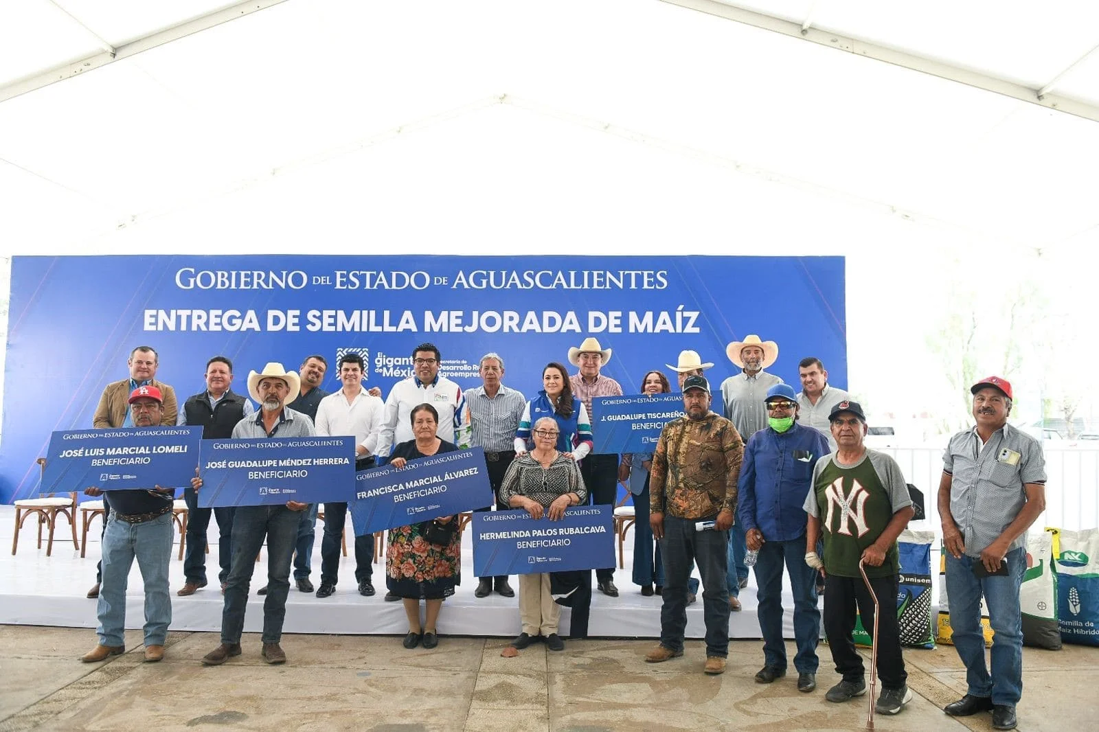 Productores del campo se vieron beneficiados con el apoyo de gobierno del estado