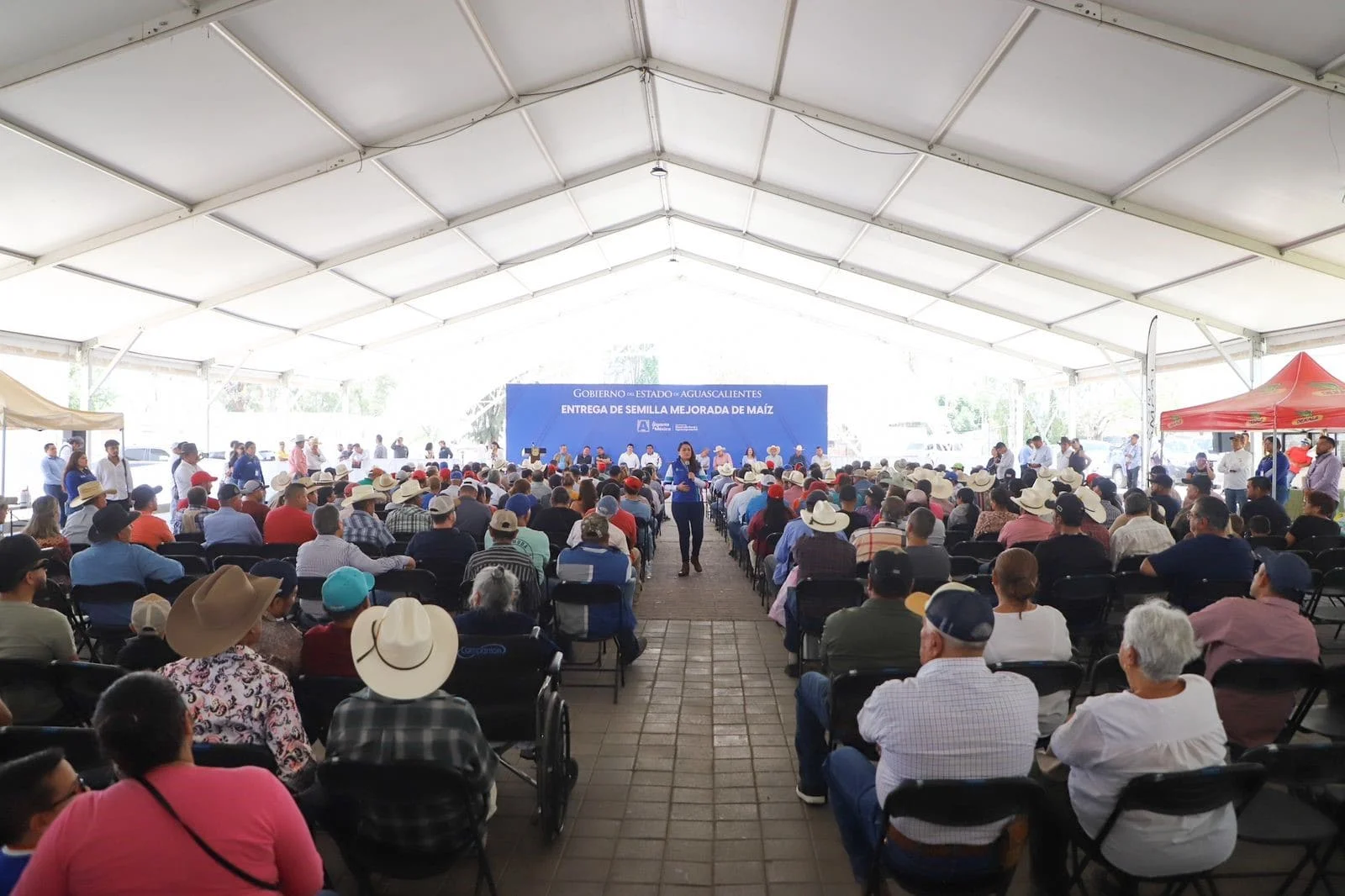 Tere Jimenez agradecio a productores agricolas su esfuerso y trabajo en beneficoo del estado