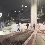 Vuelca pipa con combustuble