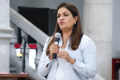 Diputada presidenta de la Junta de Coordinación Política, Alma Hilda Medina Macías.