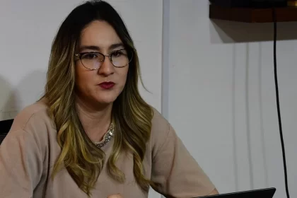 Presidenta del Colegio de Economistas, Dafne Viramontes Ornelas.