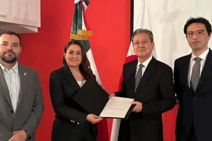 “Gracias a nuestra fuerza laboral y a las ventajas competitivas que ofrece Aguascalientes, como la seguridad y el buen ambiente de negocios, las empresas internacionales siguen confiando”. Tere Jiménez, gobernadora de Aguascalientes