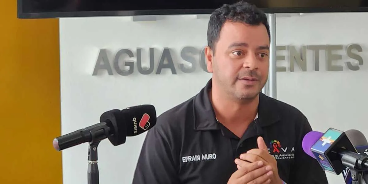 Efraín González Muro, director del Centro de Atención Vive Aguascalientes (CAVA).