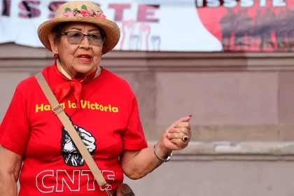 El SNTE anda “apantallando” con 9 por ciento pero la CNTE logró más, reveló la vocera de la Coordinadora, María de Jesús Rangel
