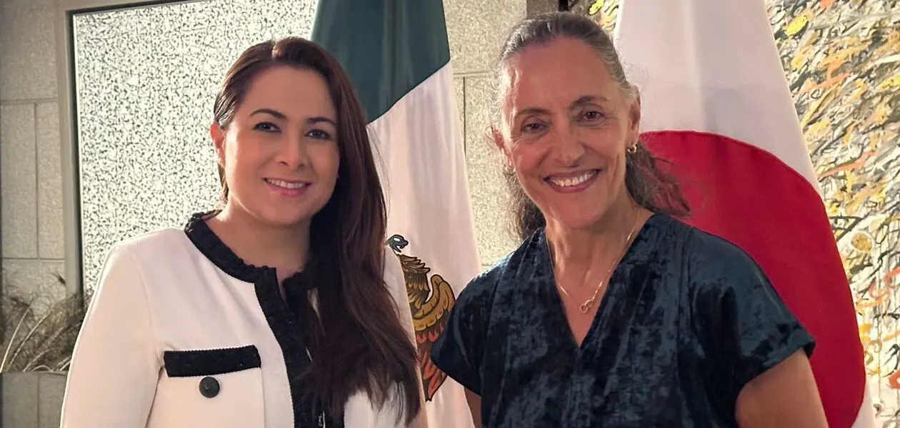 Tere Jiménez hizo hincapié en las ventajas competitivas que ofrece Aguascalientes a los inversionistas, como sus niveles de seguridad, paz laboral y certeza jurídica