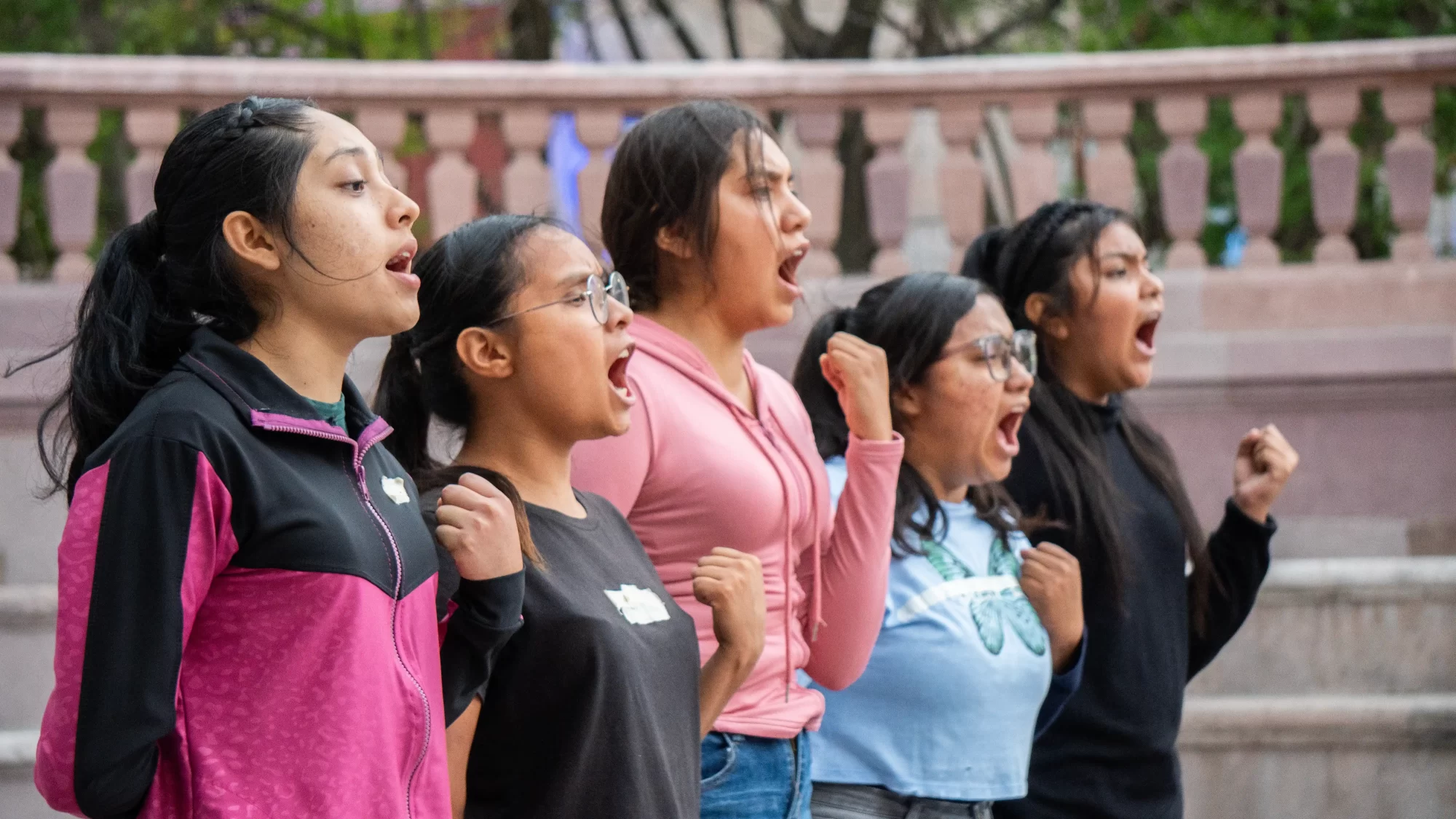 Integrantes del comite estudiantil dirigieron la marcha pacifista HD 11zon