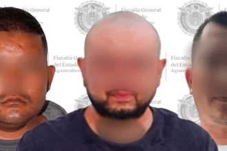 La captura de Christian “N”, alias “Pacheco”; Edgar “N”, alias “Negro”; y Manuel “N”, alias “El Güero”, corrió a cargo de los elementos de la Fiscalía General del Estado de Aguascalientes