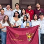 Primer sitio en la competencia académica de Transporte y Vías Terrestres y tercero en concurso de Topografía