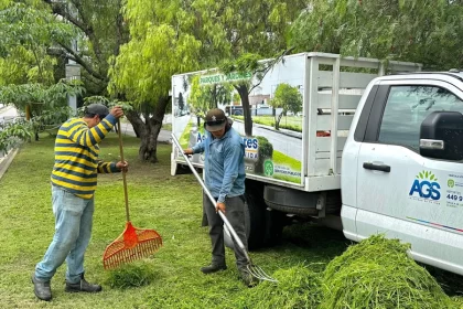 Continúan acciones de rehabilitación en la avenida Aguascalientes o Segundo Anillo de Circunvalación.
