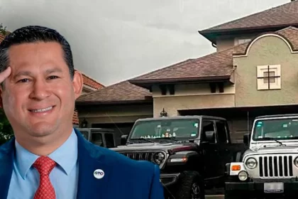 Investigaciones contra Sinhue por mansión en Texas.