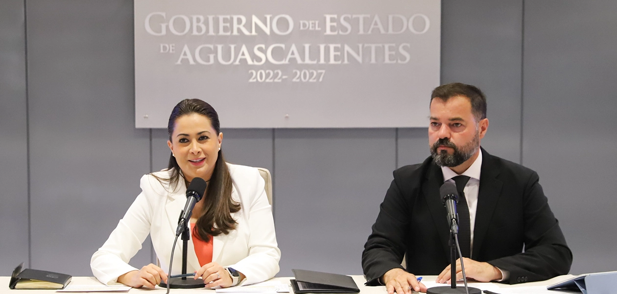 “Aguascalientes no se detiene. A pesar de las circunstancias internacionales, Aguascalientes sigue adelante y seguirá creciendo en empleo y en inversiones, gracias a la calidad de sus productos y a la productividad de sus trabajadores”
