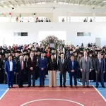 Tere Jiménez también realizó la clausura oficial del ciclo escolar 2024-2025, reafirmando el compromiso del Gobierno del Estado con la formación de docentes altamente capacitados y con visión transformadora.