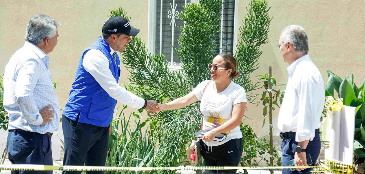 Se llevan a cabo trabajos de cambio de tubería en calle Río Guadiana, entre Río Lerma y Río Colorado