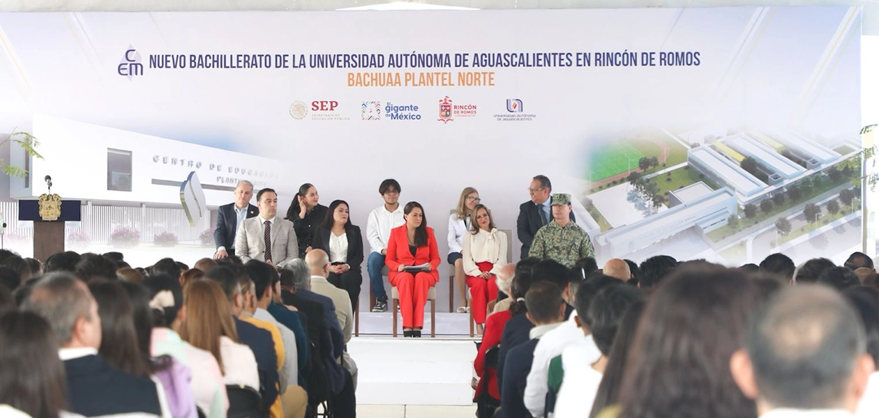 “Hoy hacemos historia, con una inversión de más de 100 millones de pesos en Rincón de Romos”: rectora