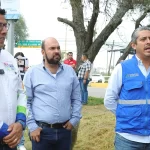 Más de 115 trabajadores de ambos municipios intervinieron en la zona limítrofe, con acciones de desmalezado y limpieza en más de 7 mil metros cuadrados.