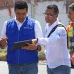 Constató los trabajos que se realizan en el puente superior vehicular ubicado en Avenida Aguascalientes, así como la colocación de concreto hidráulico en Avenida Julio Díaz Torre y Avenida Mariano Hidalgo.