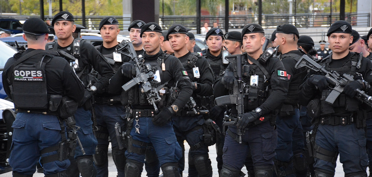 En promedio hay 1.0 policías estales por cada mil habitantes y aquí solo 0.7