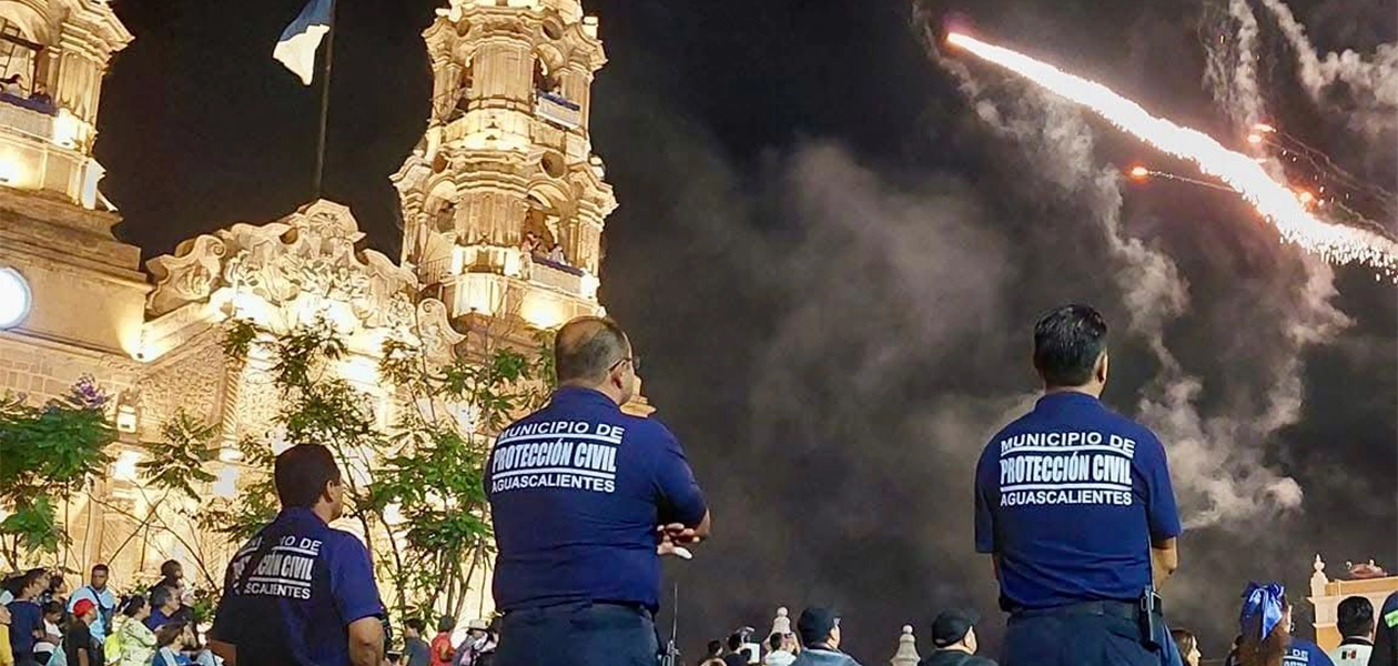 Protección Civil inspeccionará el material pirotécnico que se utilizará durante los festejos y se contará con una brigada de paramédicos para brindar atención médica prehospitalaria en caso de ser requerida.