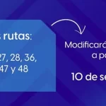 Cambios temporales en los camiones urbanos.