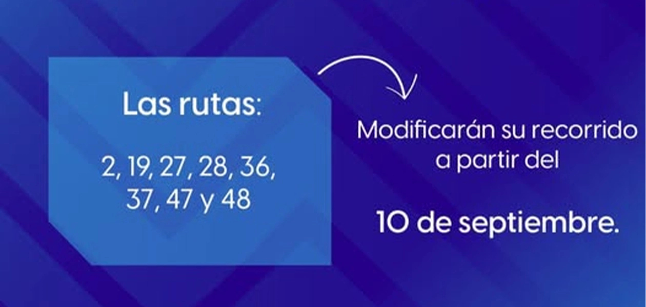 Cambios temporales en los camiones urbanos.