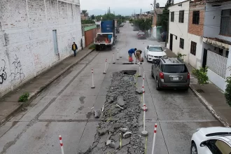 Con una inversión de 1 millón 250 mil pesos se sustituirán 90 metros lineales de tubería de 24 pulgadas en la calle Juan B. Tijerina