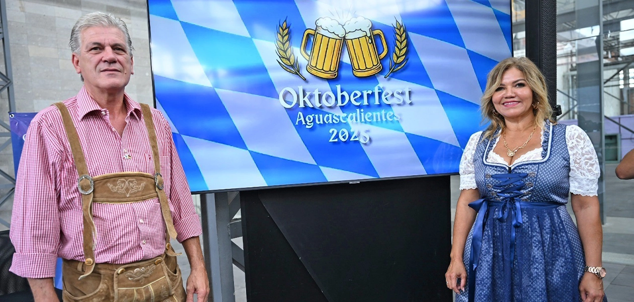 Esaú Garza de Vega, titular de la Secretaría Desarrollo Económico, Ciencia y Tecnología (Sedecyt), señaló que además de reforzar la relación con la comunidad alemana en la entidad, este festival impulsará a las empresas que cuentan con el distintivo “Hecho en Aguascalientes"
