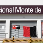 Matriz y sucursales del Monte de Piedad amanecieron con banderas rojinegras