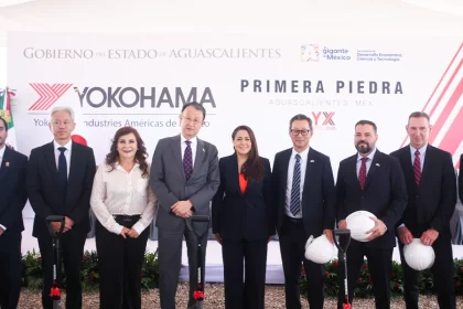 Takayuki Hamaya, presidente de la división de Yokohama Rubber, indicó que México sigue siendo un país estable y seguro para la inversión. Agradeció al Gobierno del Estado y a la comunidad de Aguascalientes por el apoyo recibido.