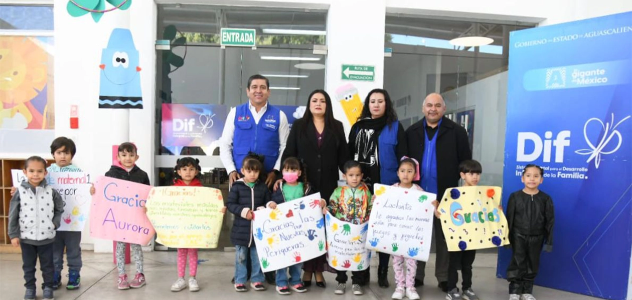 “Queremos que nuestras niñas y niños crezcan felices, cuidados y con las herramientas necesarias para un mejor futuro”. Aurora Jiménez Esquivel