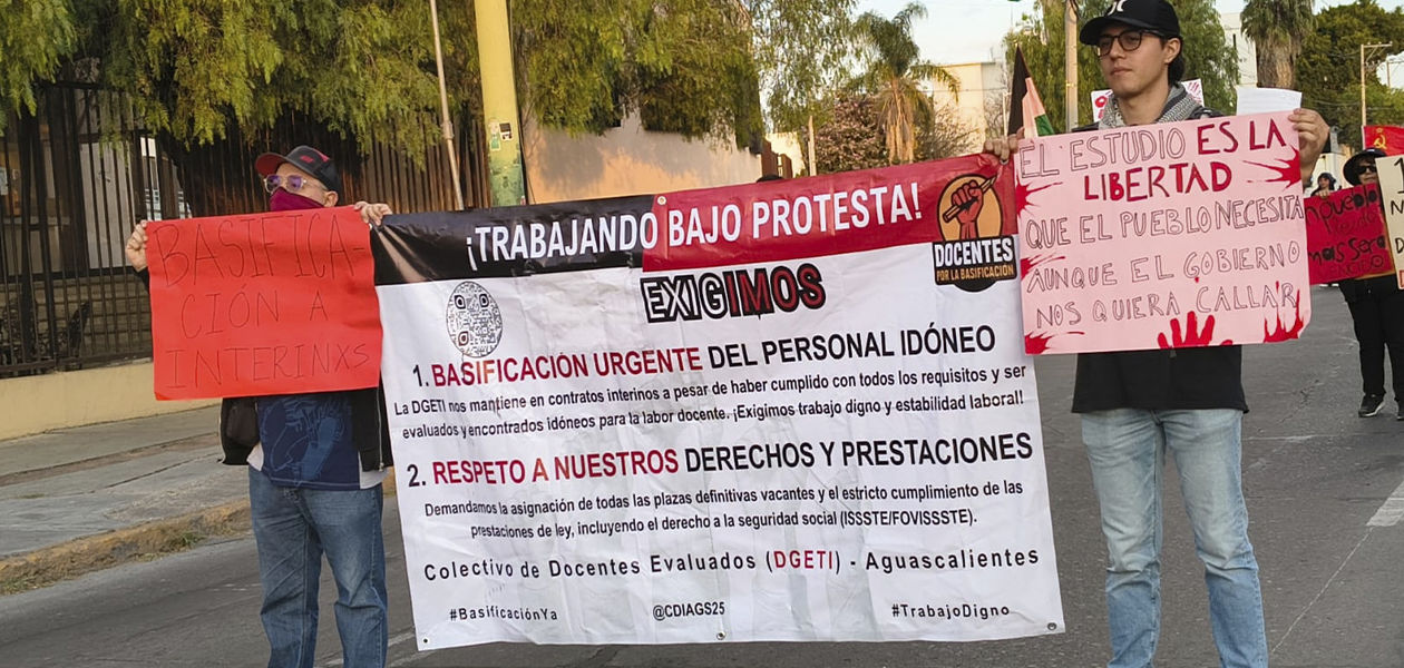 Diversas organizaciones de la sociedad civil marcharon