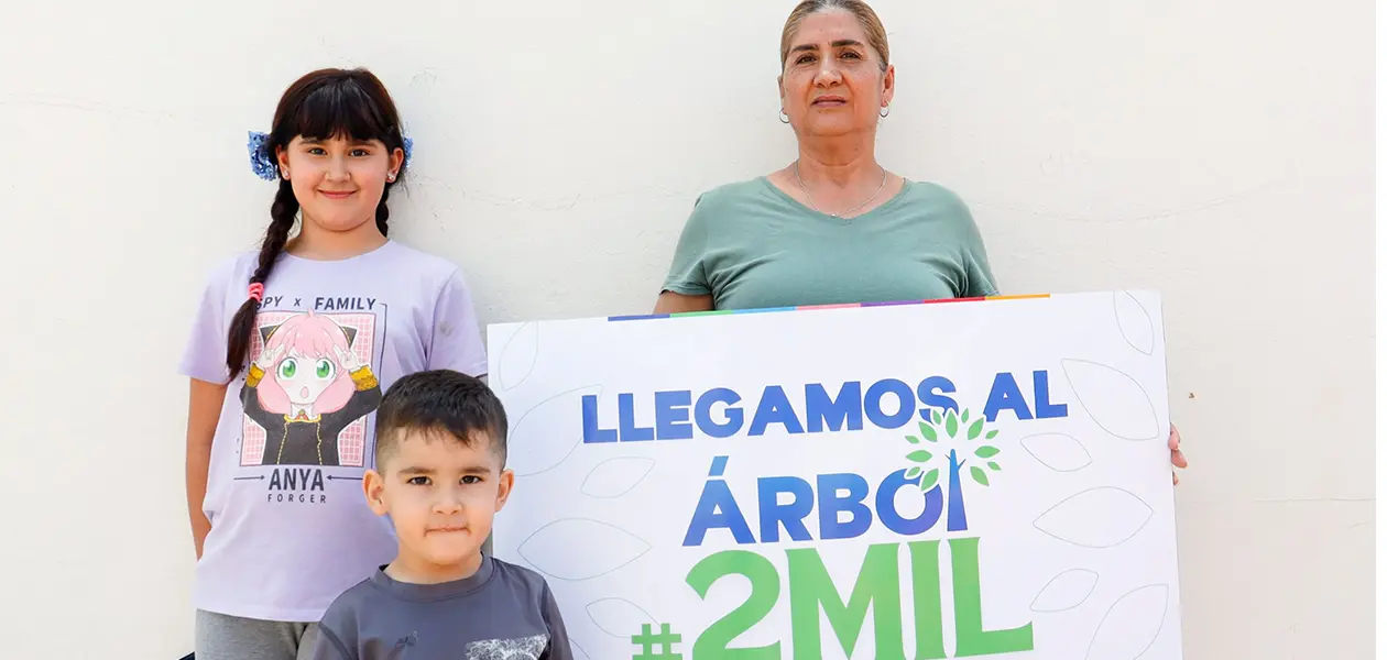 Gracias a la participación ciudadana se reforestó el entorno urbano con más de 3 mil árboles