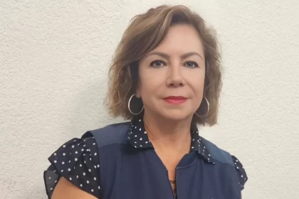 líder estatal de la FAGEA-CROM, Angélica Pérez Carreón