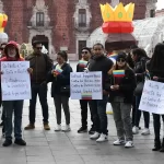 Morenistas se manifiestan en contra del intervencionismo de Donald Trump a Venezuela