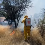 Temporada de incendios de pastizales se adelanto Bomberos