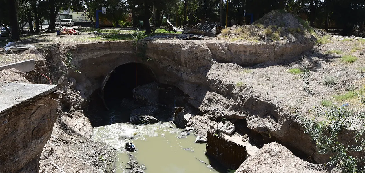 Asegura SOPMA que el socavón de Ojo de Agua será reparado en 2026