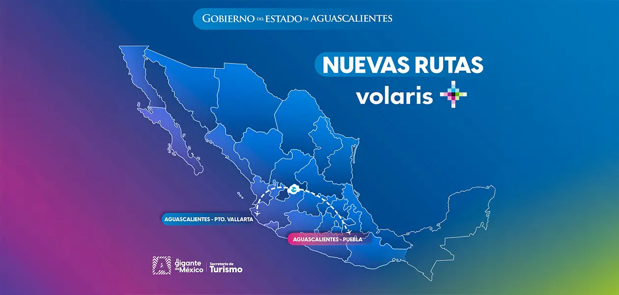 Dos nuevos vuelos a Puerto Vallarta y Puebla desde el Aeropuerto local