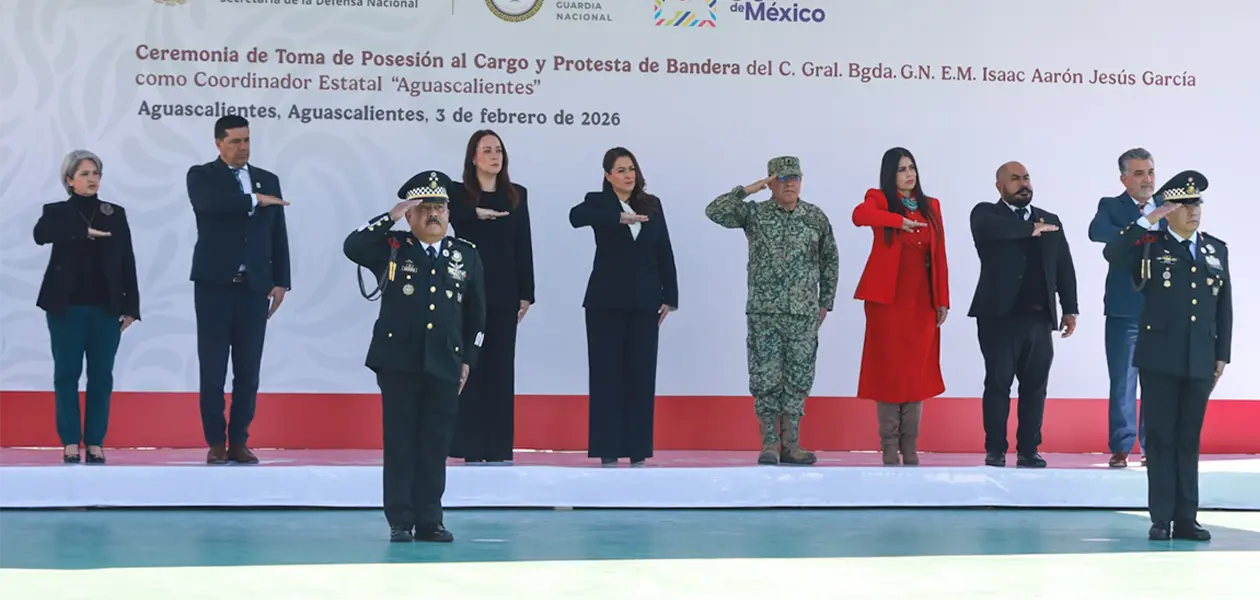 Encabeza Tere la toma de protesta del nuevo coordinador estatal de la Guardia Nacional