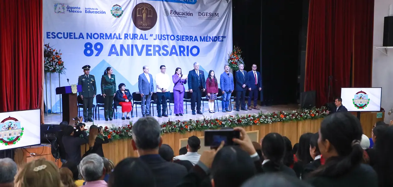 Preside la gobernadora festejos por fundación de la Normal Rural ‘Justo sierra Méndez’