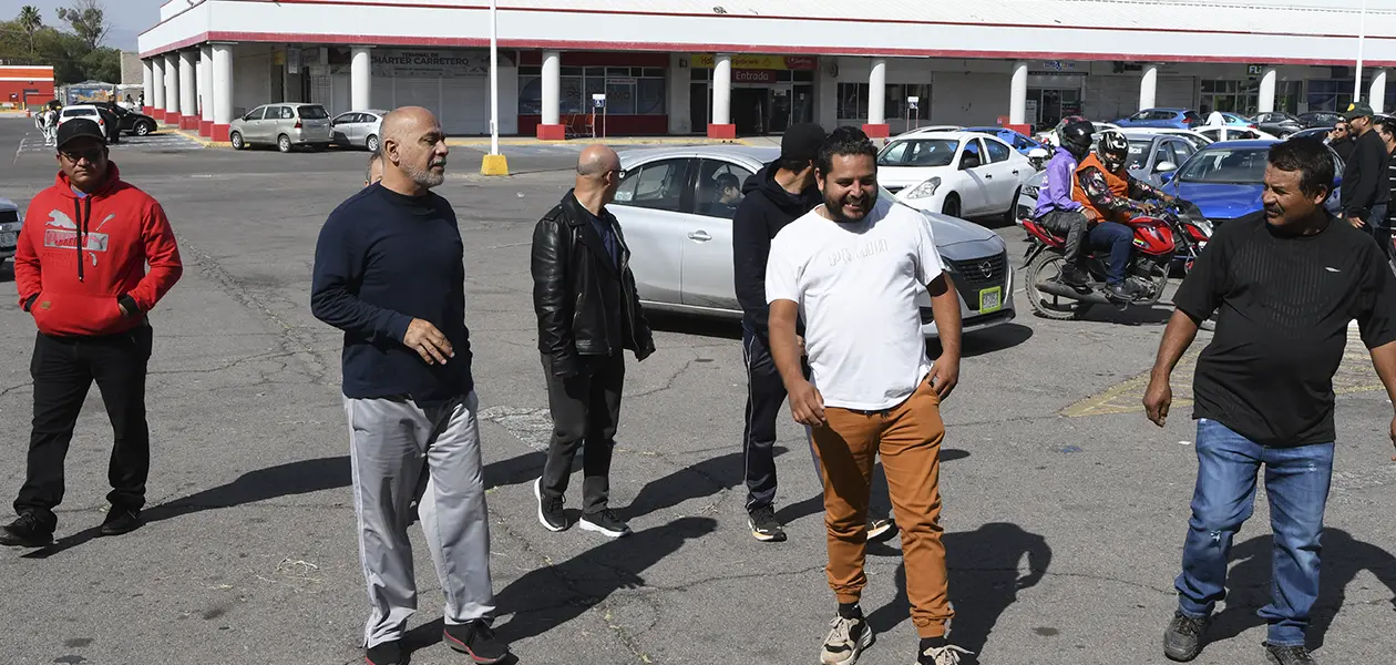 Protestan conductores de plataformas en Aguascalientes 2