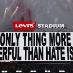 the only thing more powerful than hate is love bad bunny super bowl 1